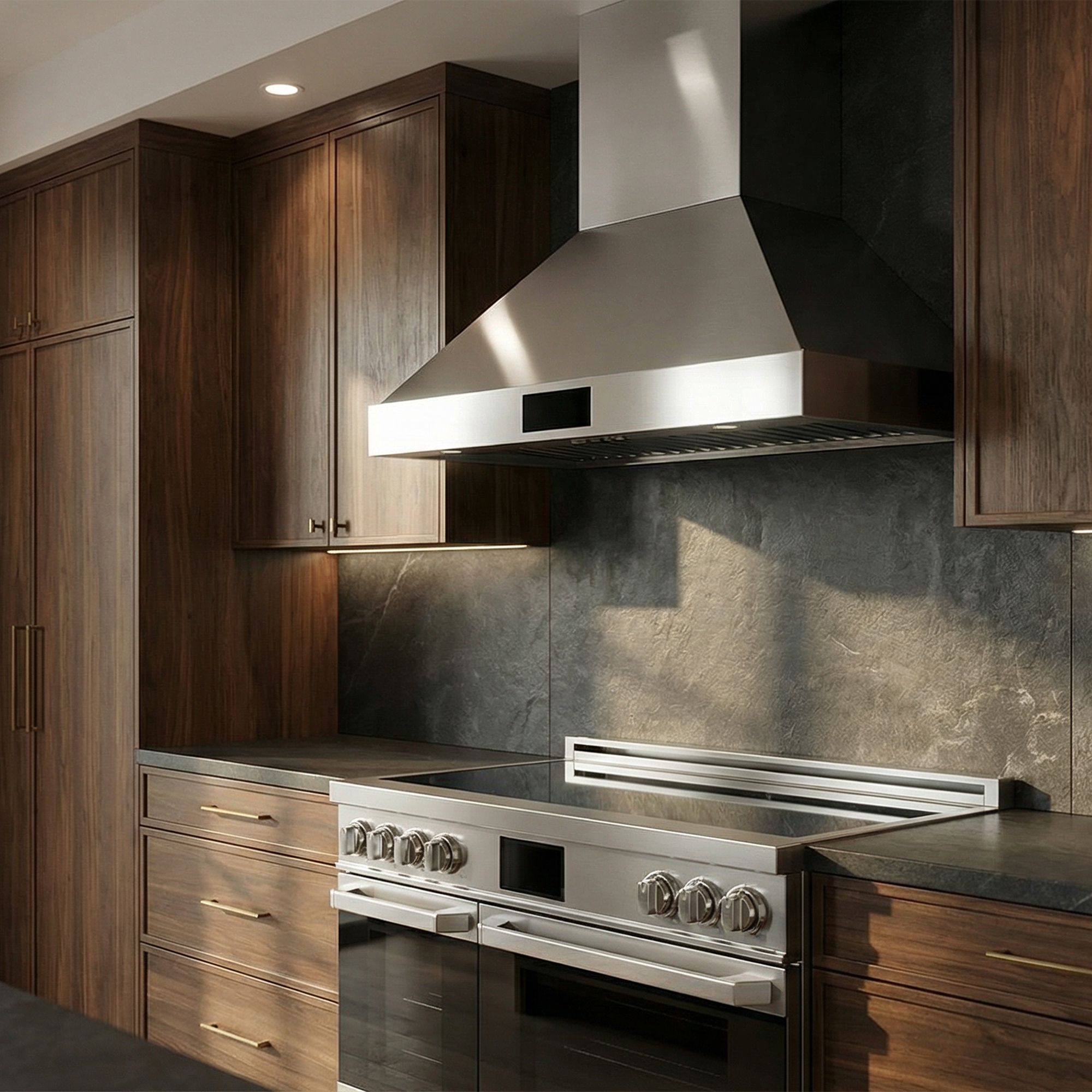 48″ Professional Induction Range – Stainless Steel