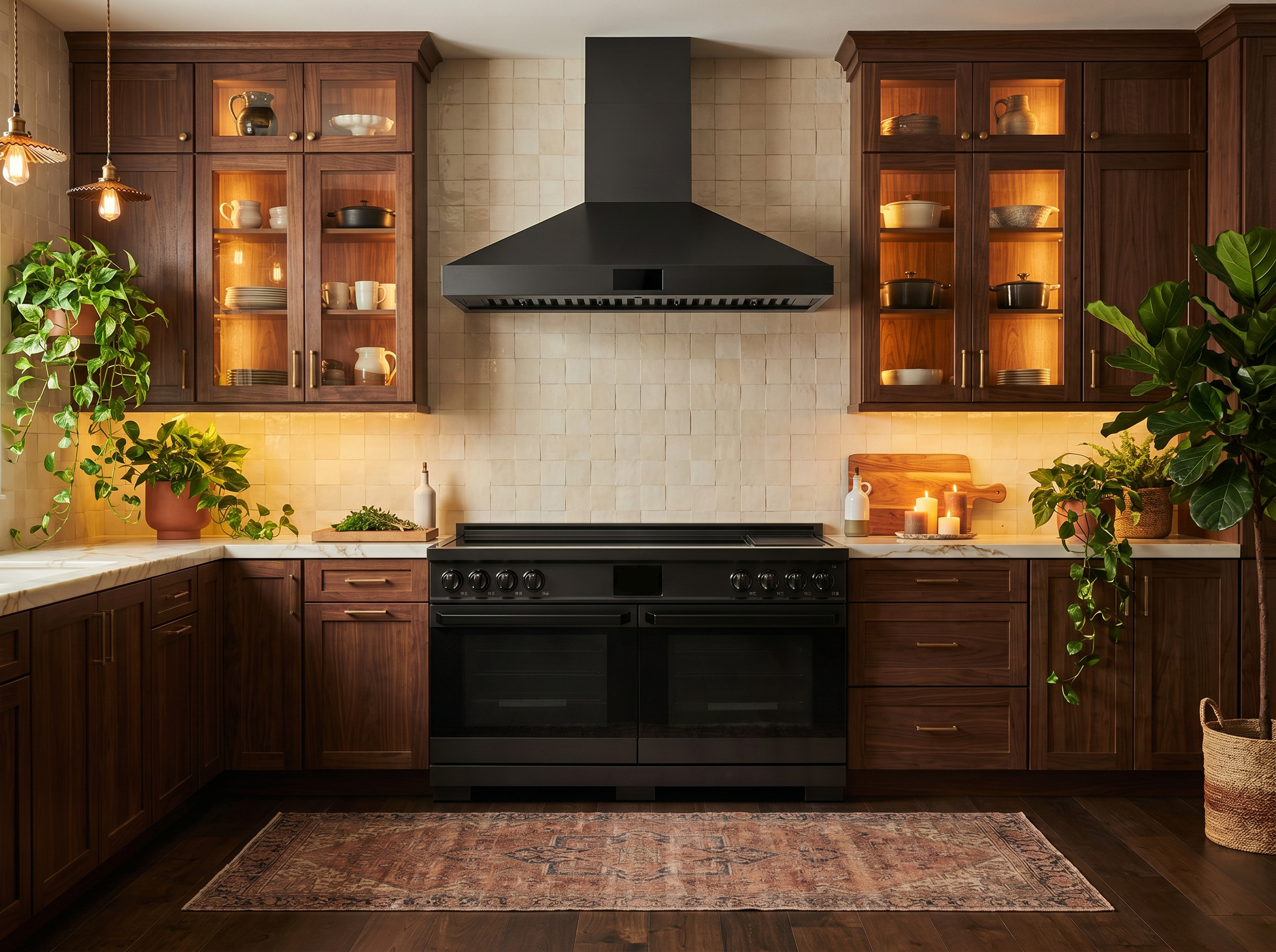 60" Professional Range Hood - 1800 CFM - Black Stainless