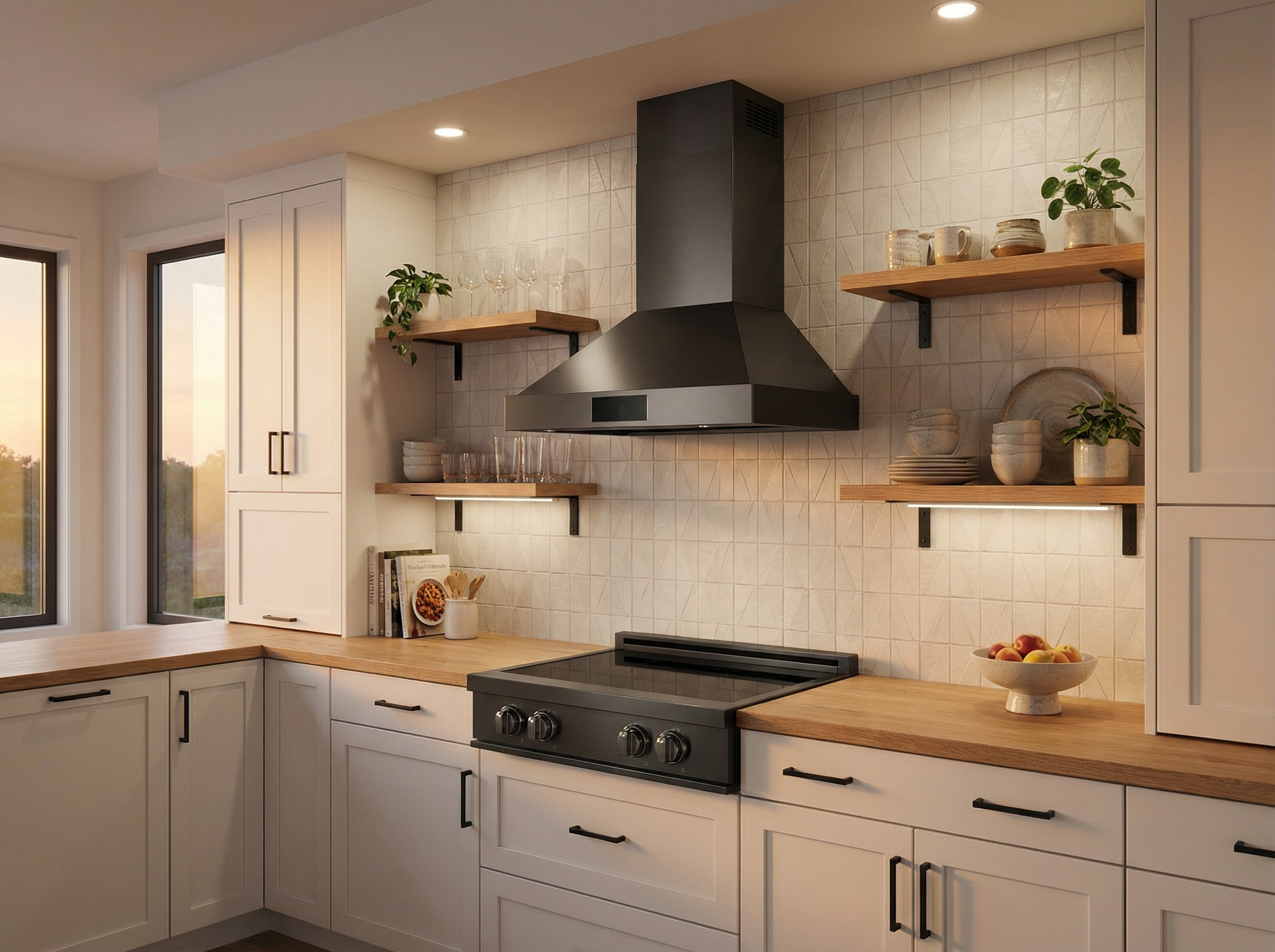 30″ Induction Cooktop – Black Stainless