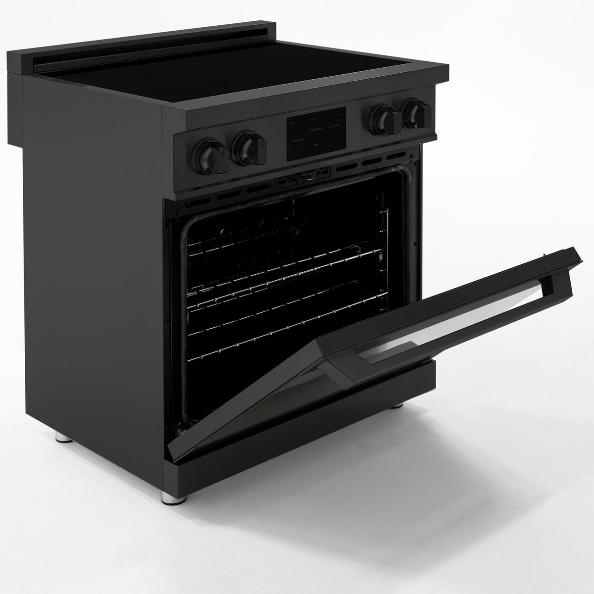 30″ Luxury Series Induction Range – Black Stainless