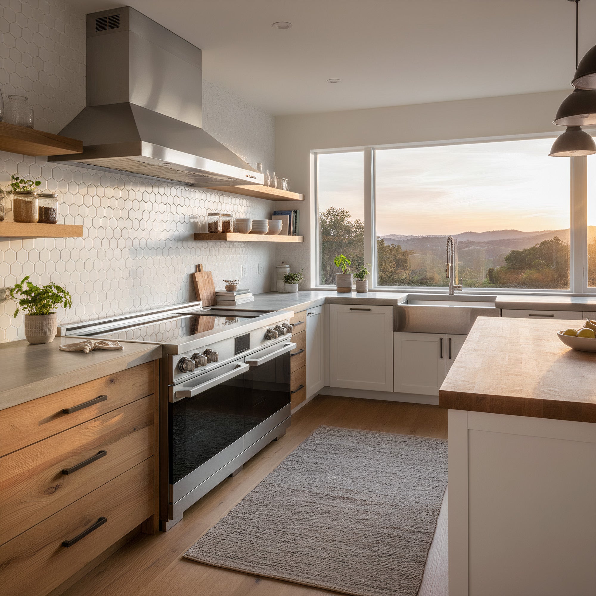 60" Induction Range with Built-in Professional Griddle - Stainless Steel