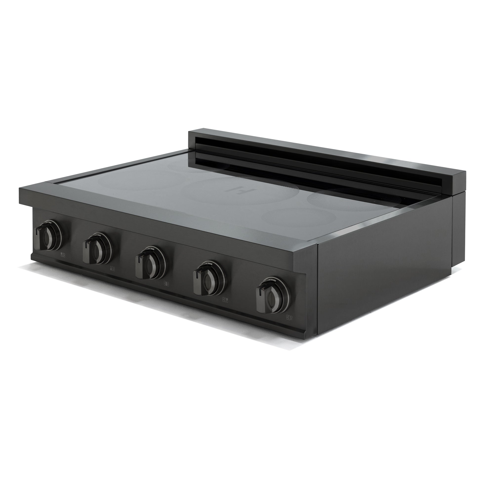36″ Induction Cooktop – Black Steel
