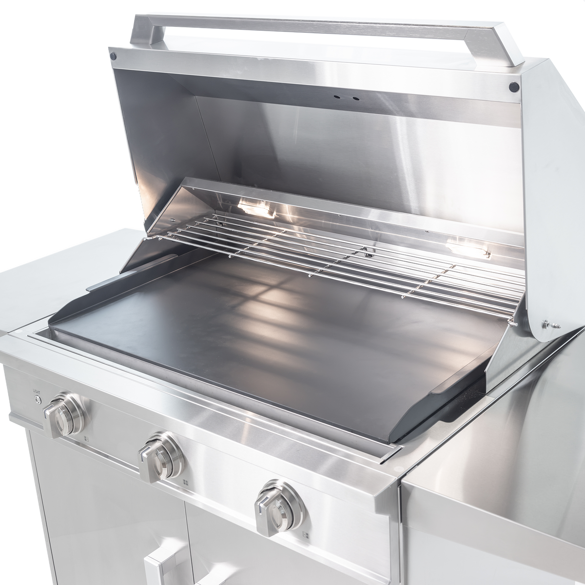 36" Outdoor Built-In Induction Griddle with Cart