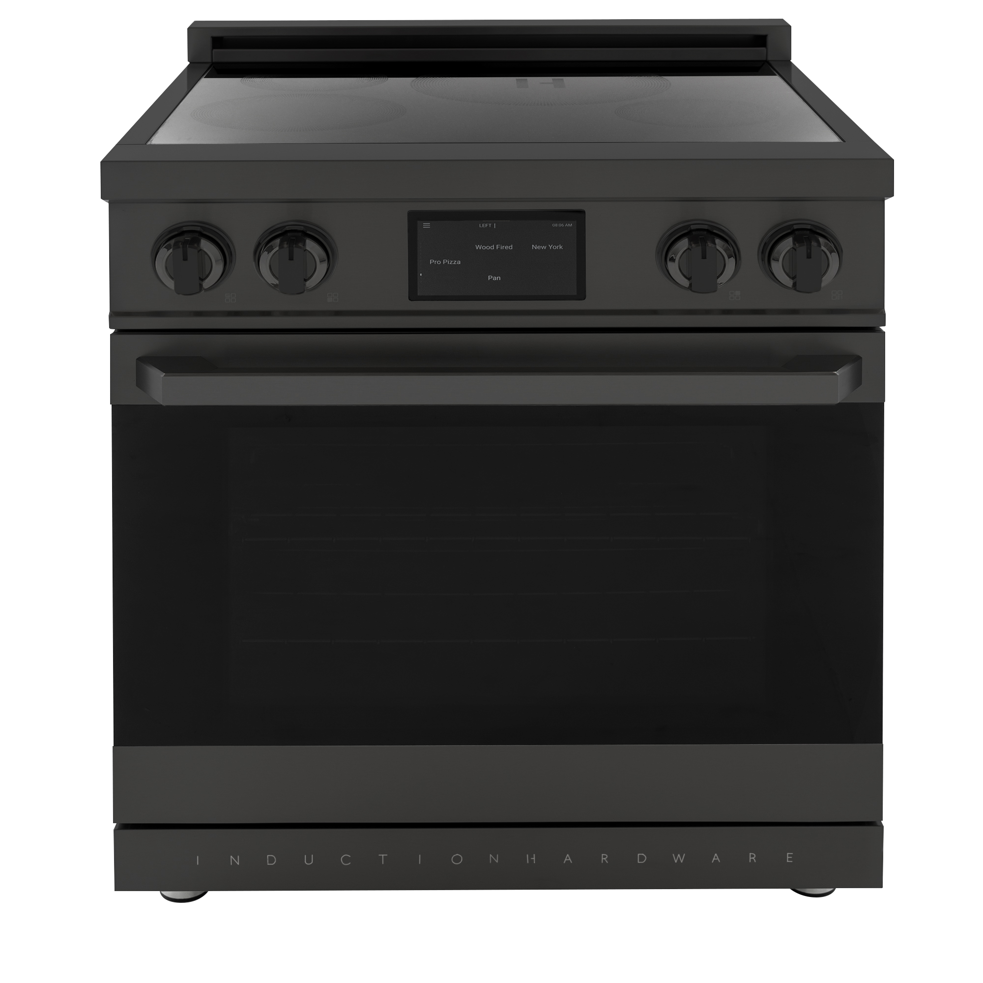 Induction Range Black Stainless Steel