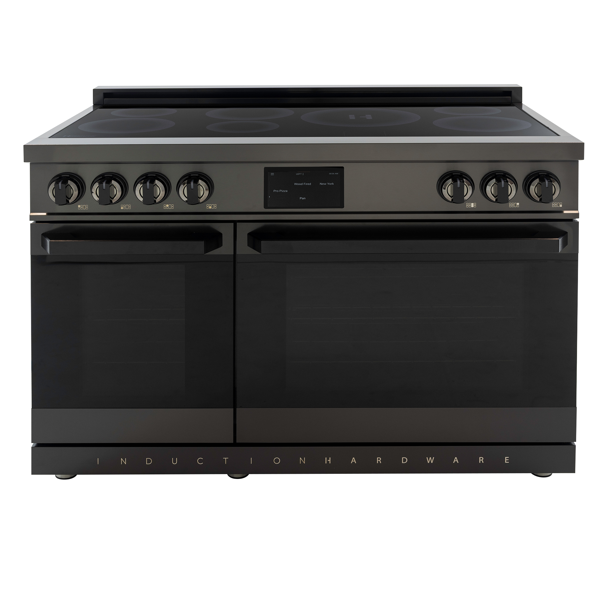 48″ Professional Induction Range – Black Stainless