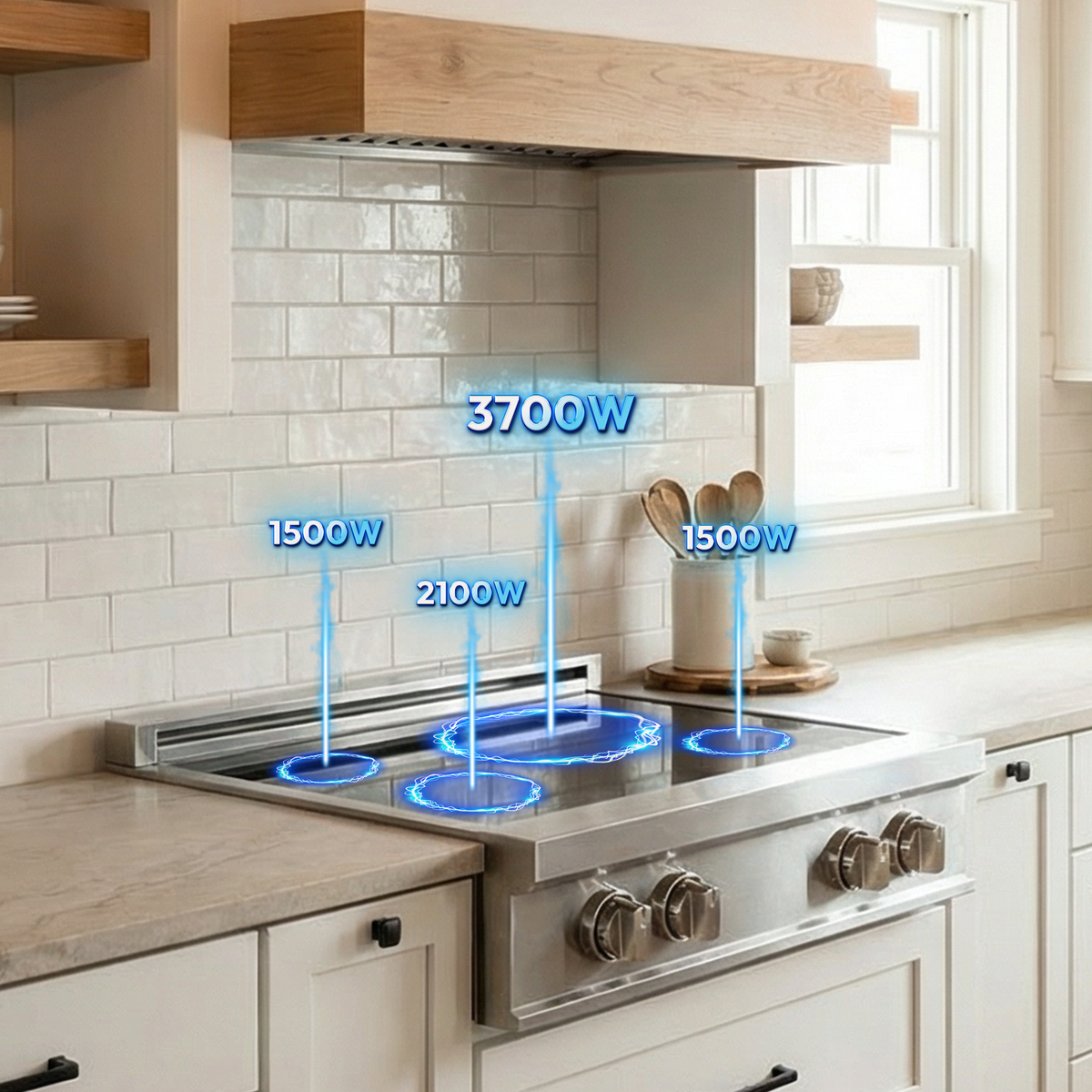 30″ Induction Cooktop – Stainless Steel
