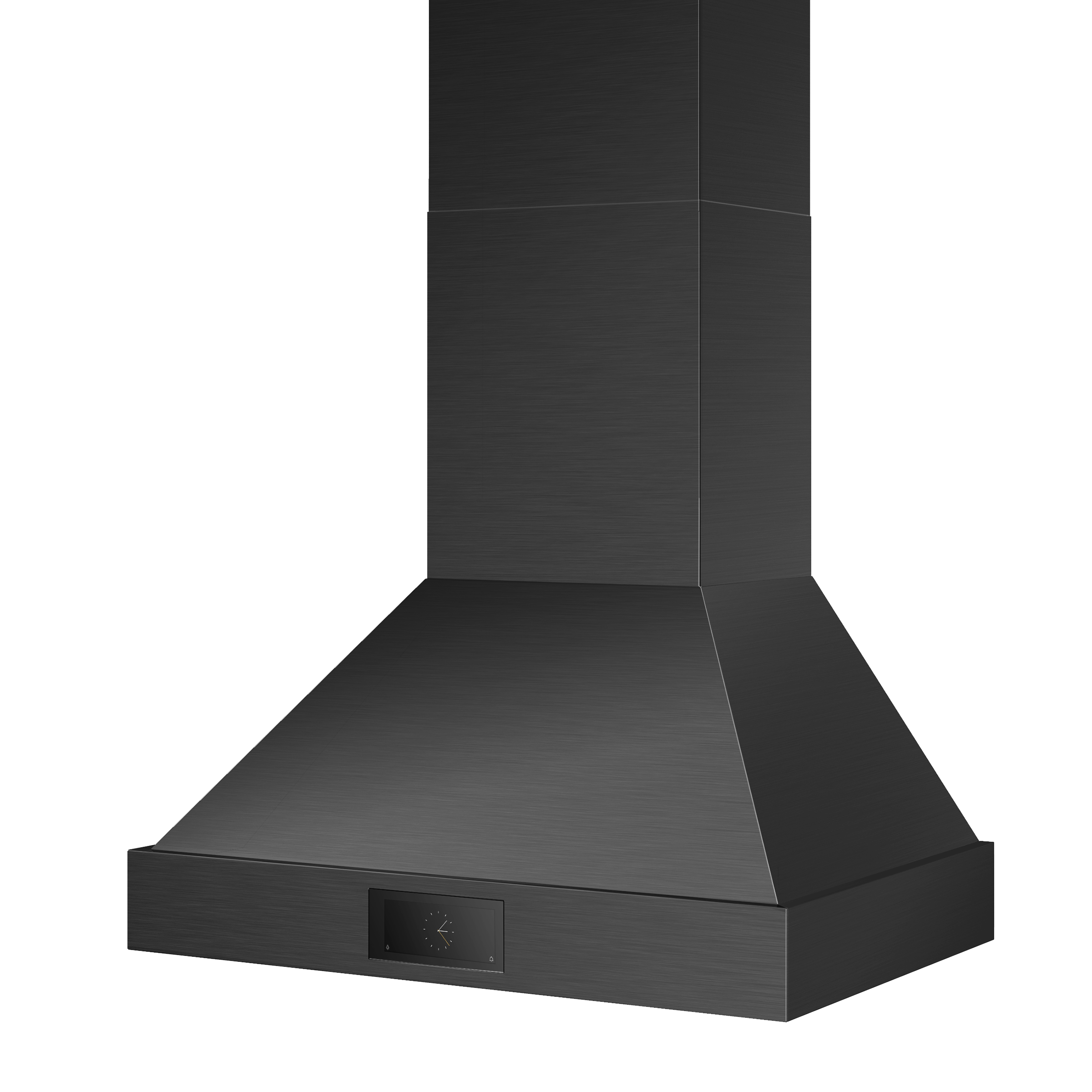 Smart 36 Inch Pyramid Wall Range Hood in Black Stainless