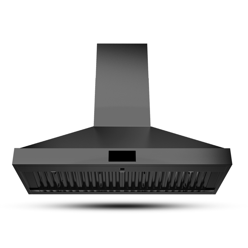 60" Professional Range Hood - 1800 CFM - Black Stainless