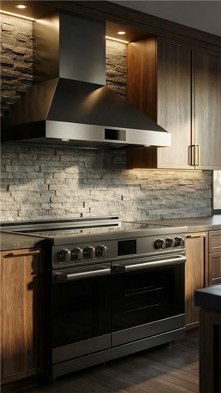 48″ Professional Induction Range – Black Stainless