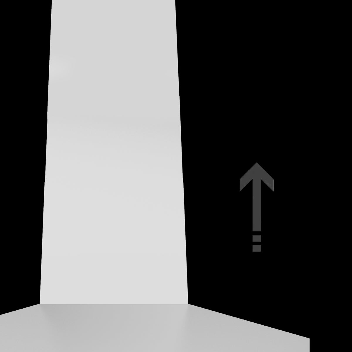 Chimney Extension for 30" and 36" Range Hoods, 9.5 ft-12.5 ft Ceilings - Stainless