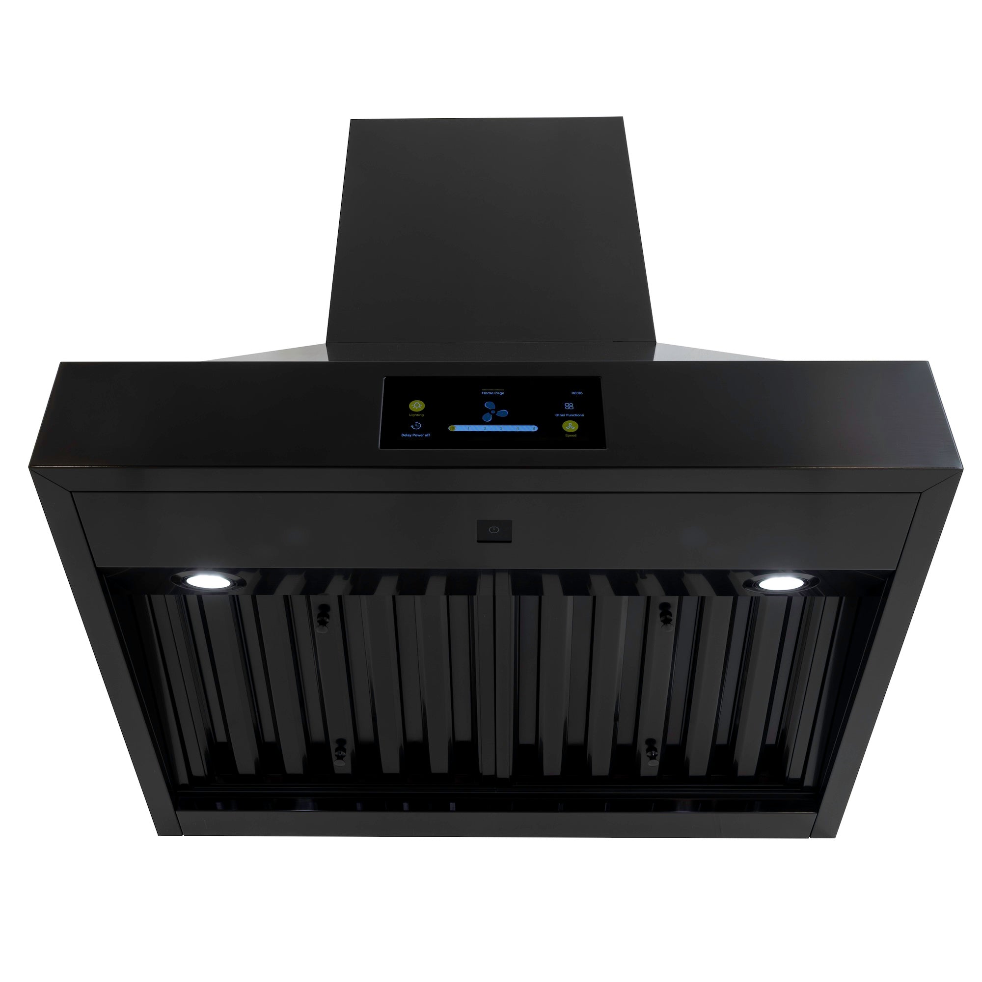 36″ Professional Range Hood – 400 CFM – Black Stainless