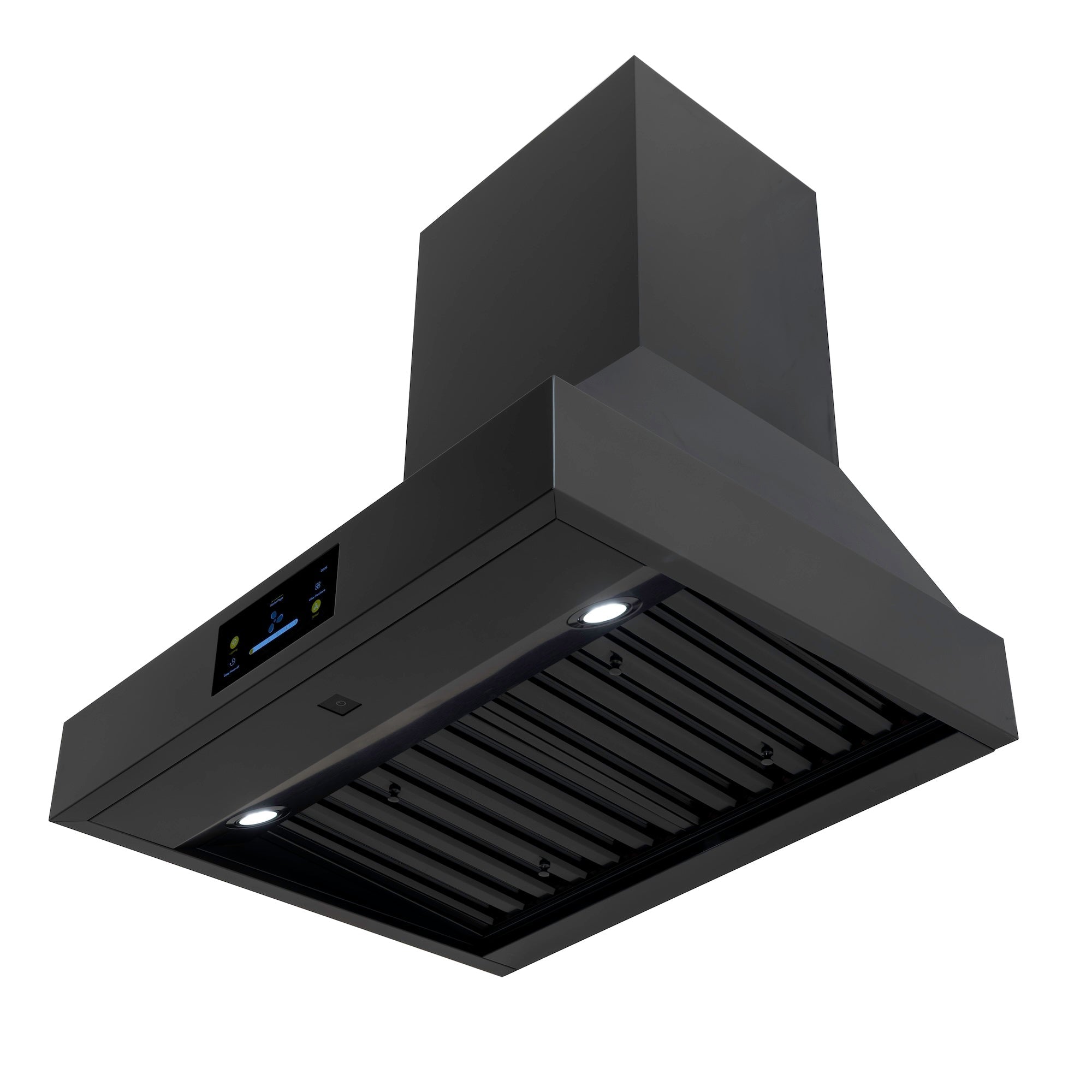 36″ Professional Range Hood – 400 CFM – Black Stainless
