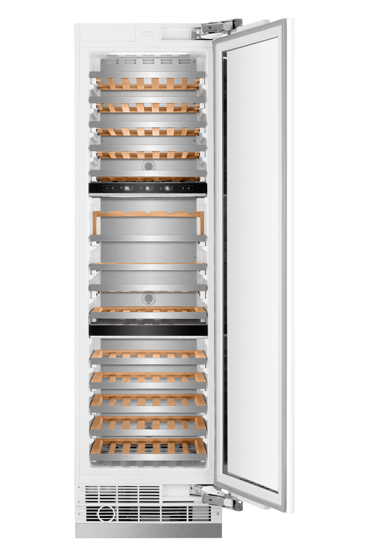 24" Three Zone Built-In Wine Refrigerator Column - Panel Ready