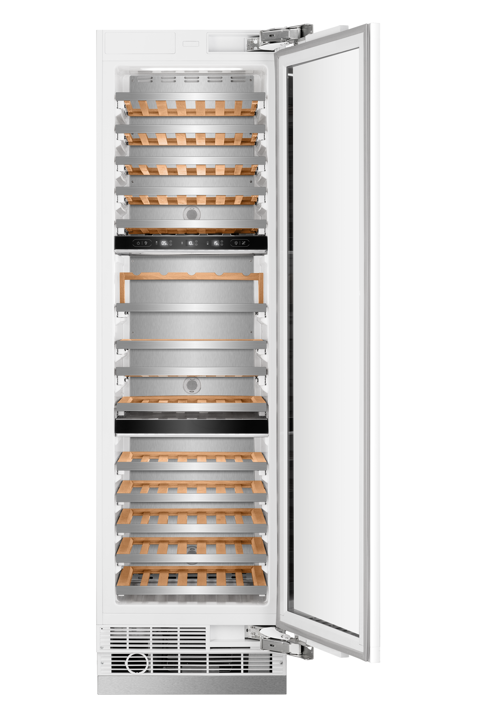 24" Three Zone Built-In Wine Refrigerator Column - Panel Ready