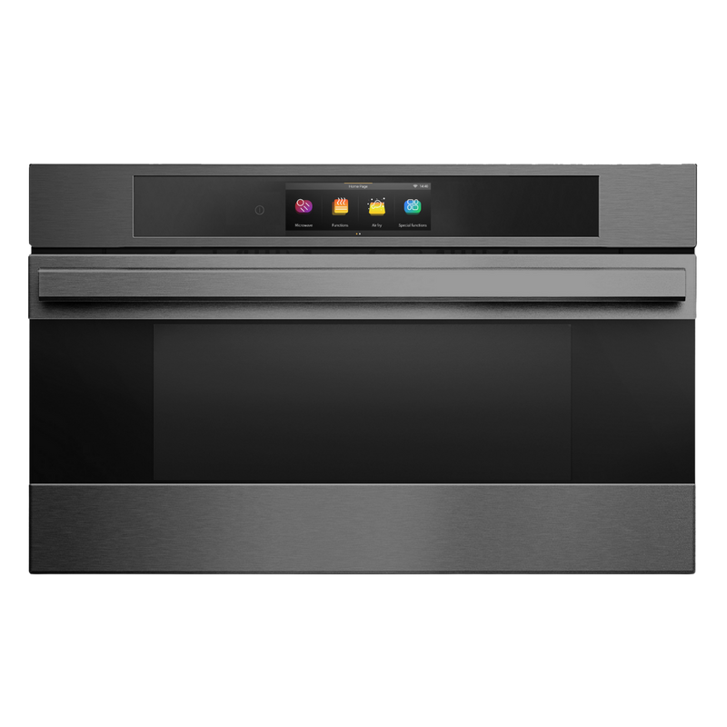 30" Smart Drawer Microwave in Black Stainless Steel