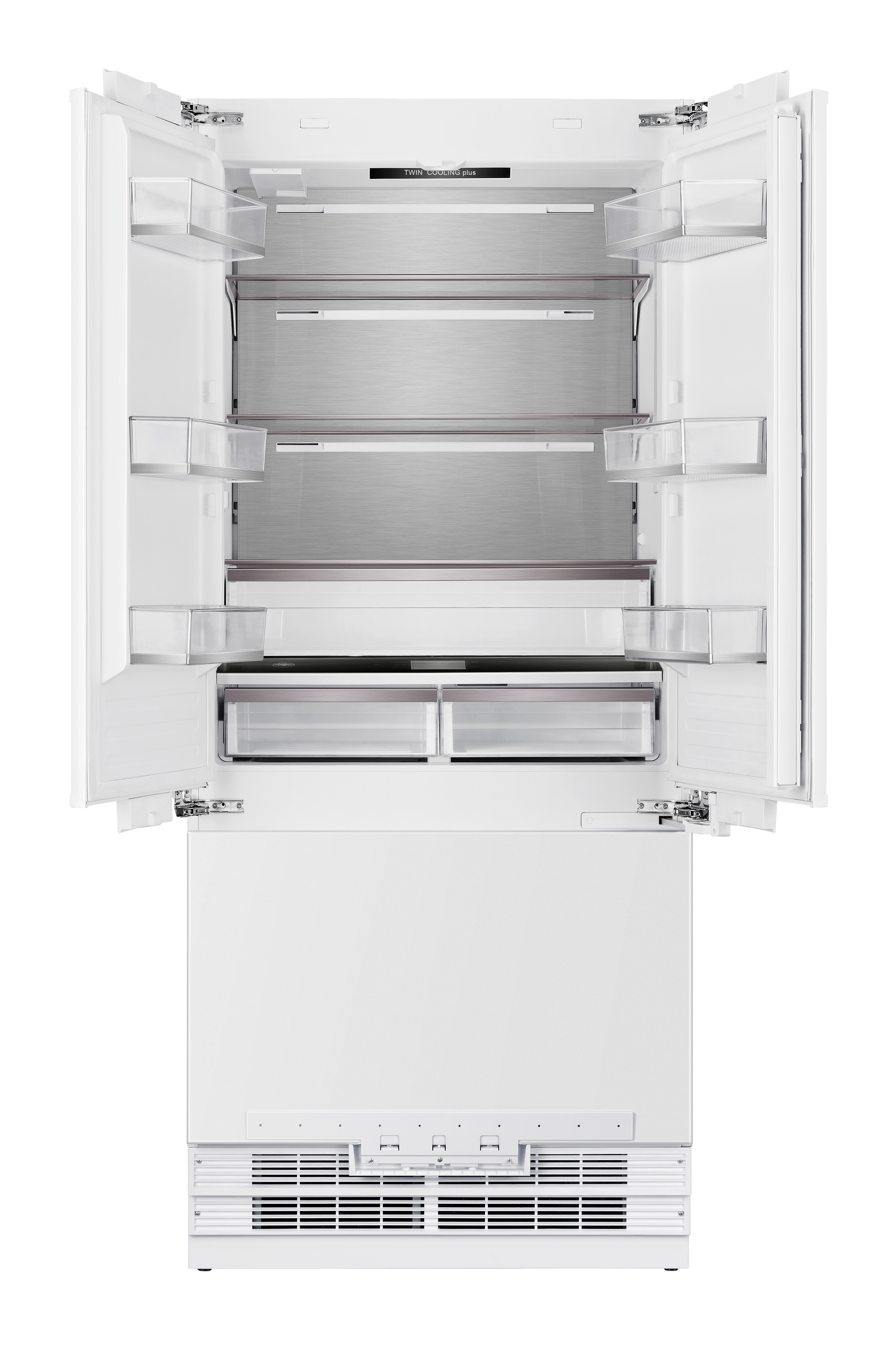 36” French Door Built-In Refrigerator with Freezer, Ice-Maker and Water Dispenser - Panel Ready