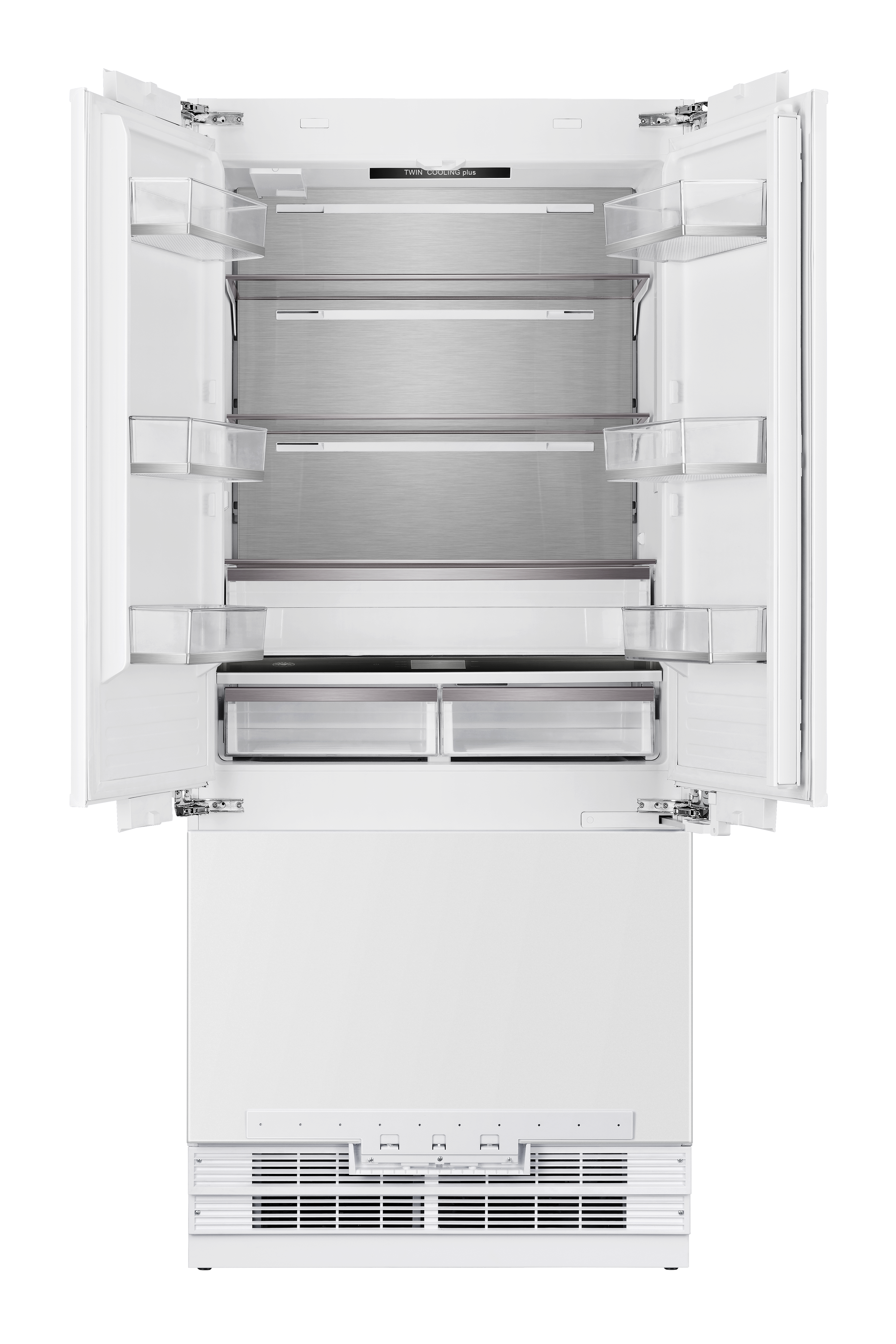 36” French Door Built-In Refrigerator with Freezer, Ice-Maker and Water Dispenser - Panel Ready