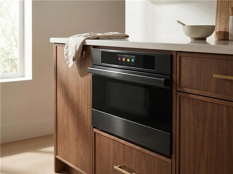 30" Smart Drawer Microwave in Black Stainless Steel