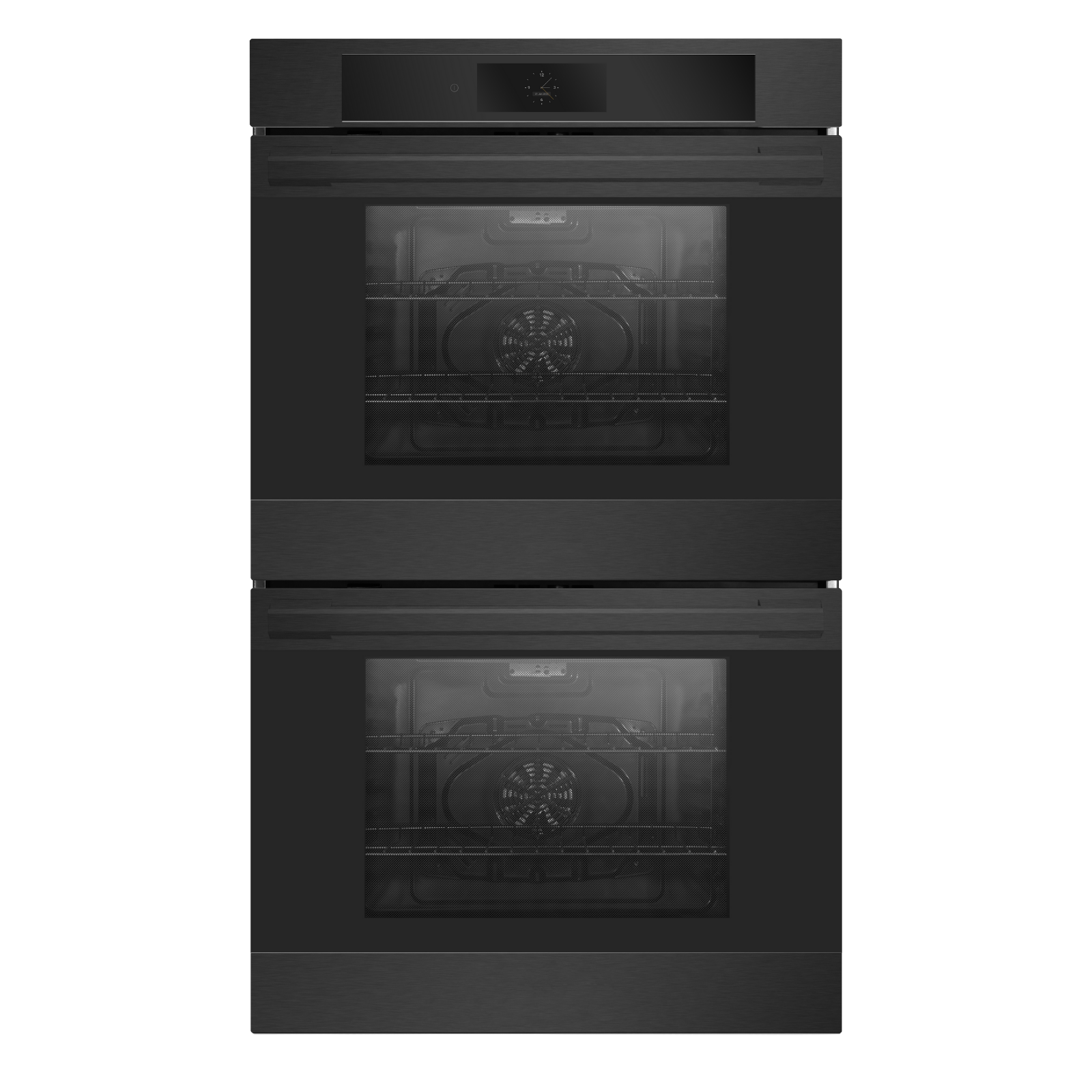 30" Double Wall Oven in Black Stainless Steel