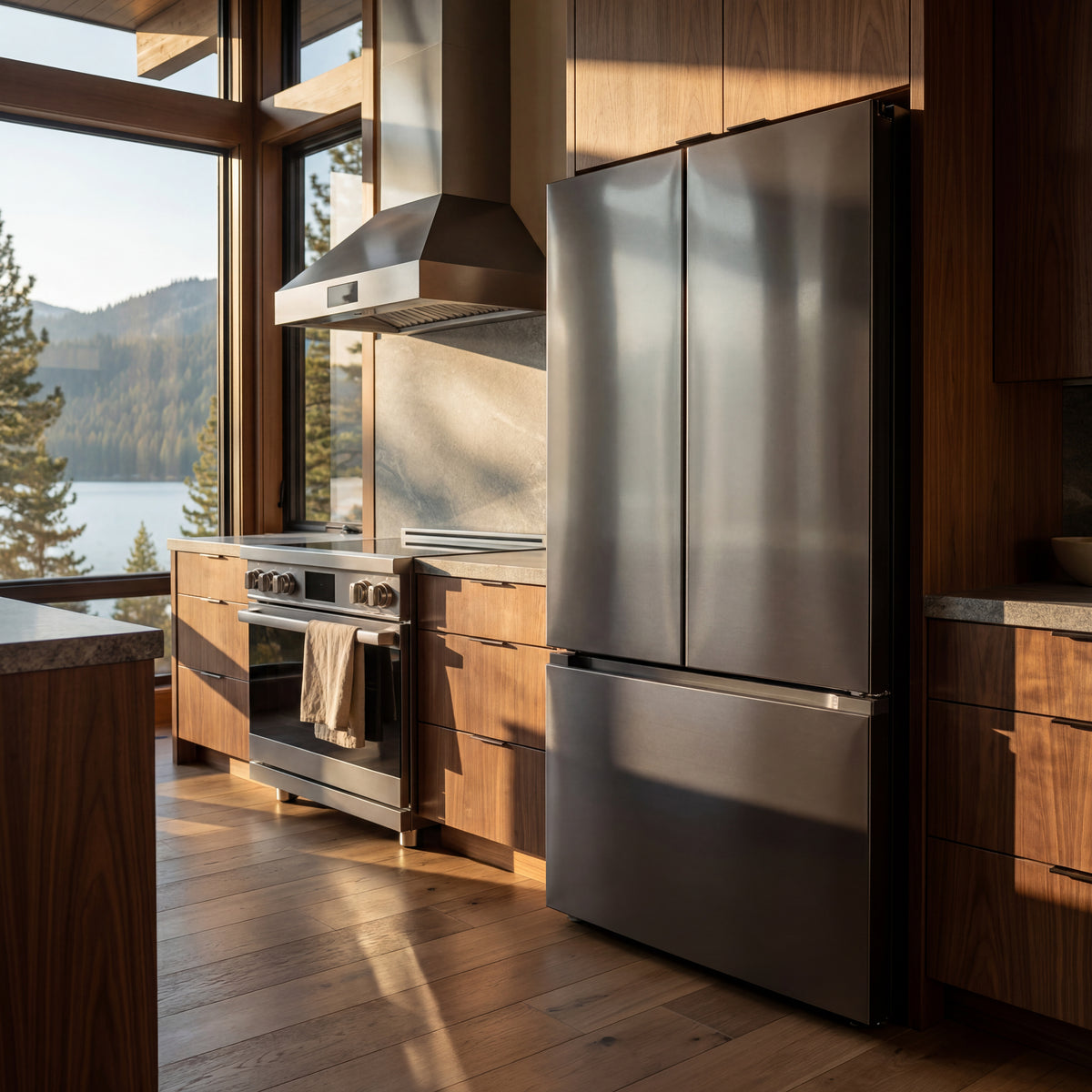 30" Eco Pro Counter Depth Freestanding Refrigerator, Stainless Steel