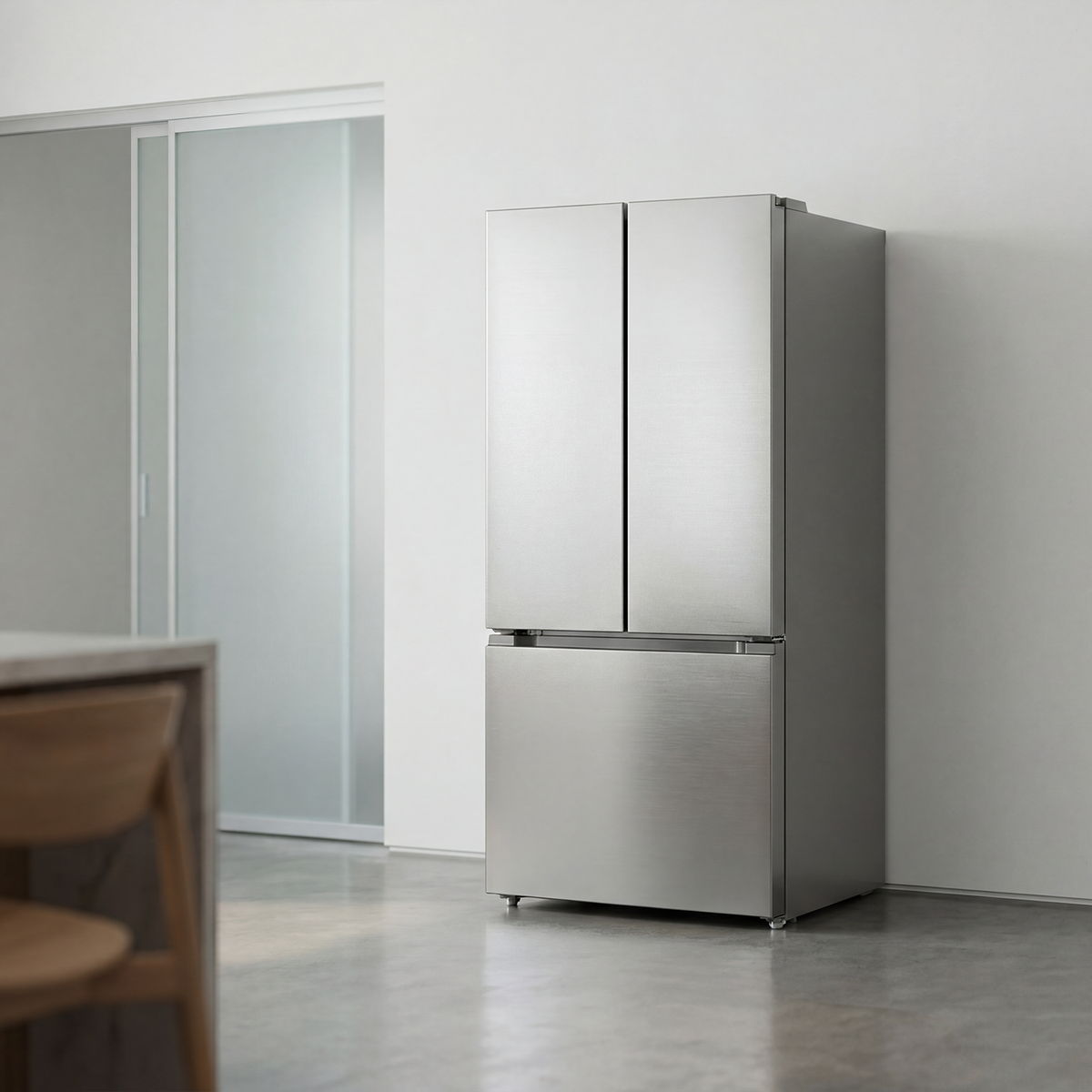 30" Eco Pro Counter Depth Freestanding Refrigerator, Stainless Steel