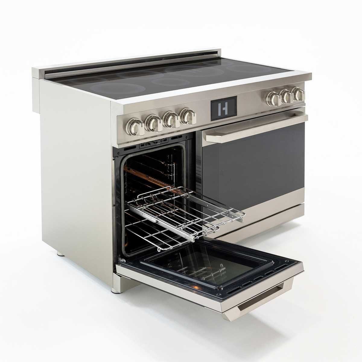 48″ Luxury Series Induction Range – Stainless Steel