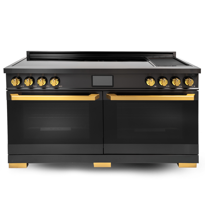 60″ Luxury Series Induction Range with Built-in Professional Griddle – ORION Edition