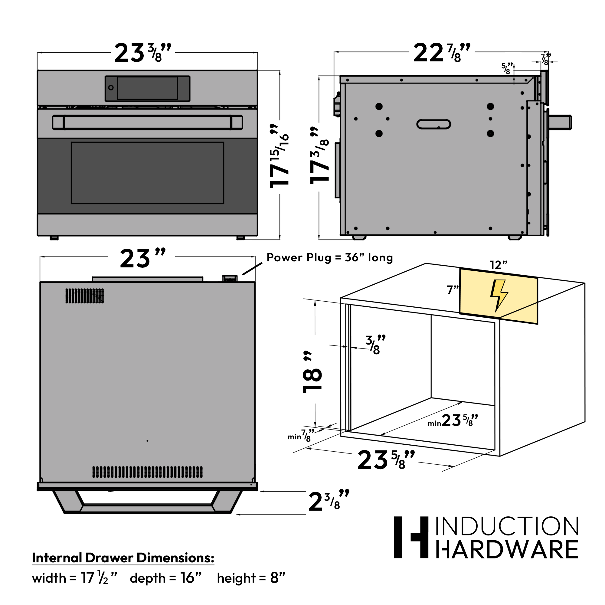 24" Smart Drawer Microwave in Stainless Steel