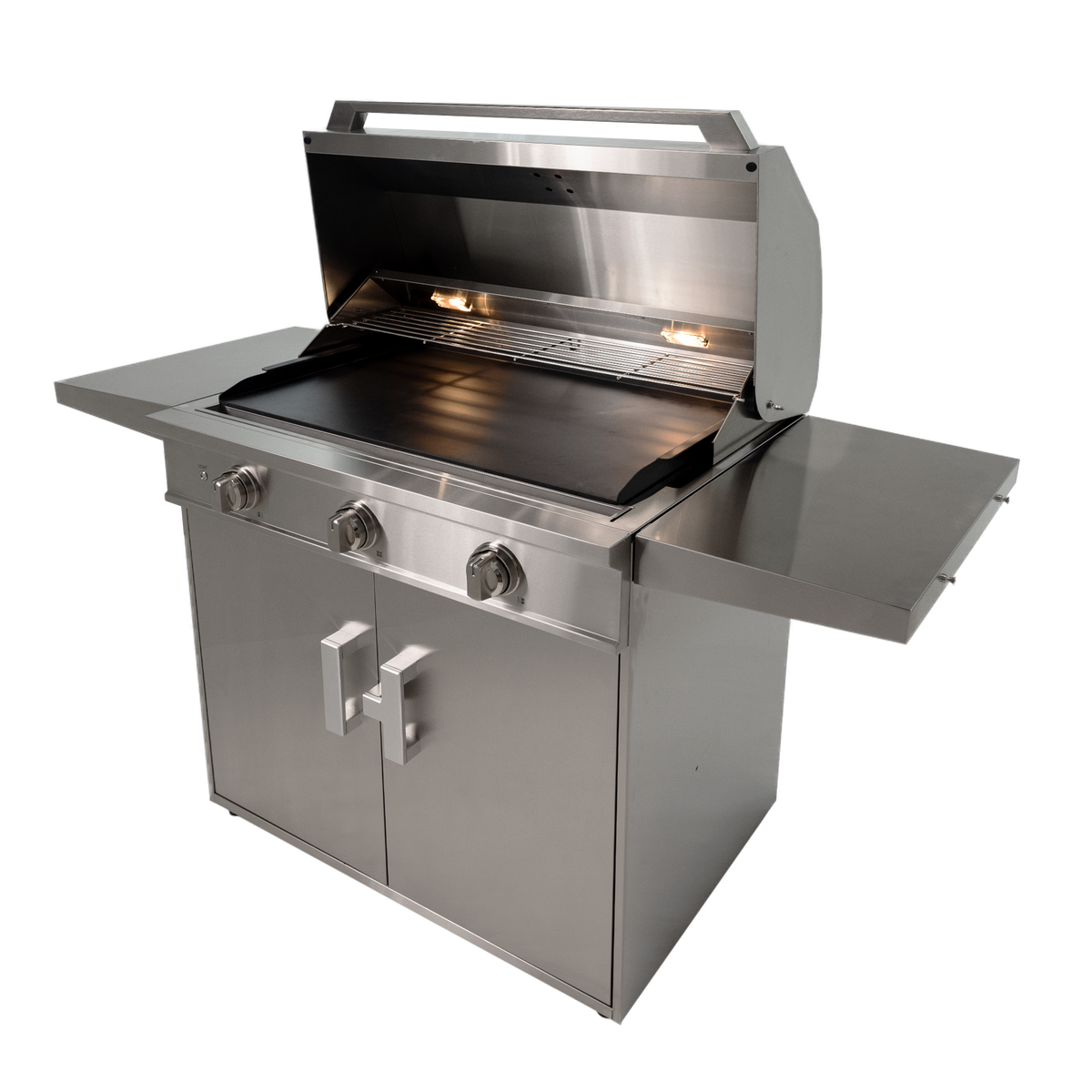 36" Outdoor Built-In Induction Griddle with Cart