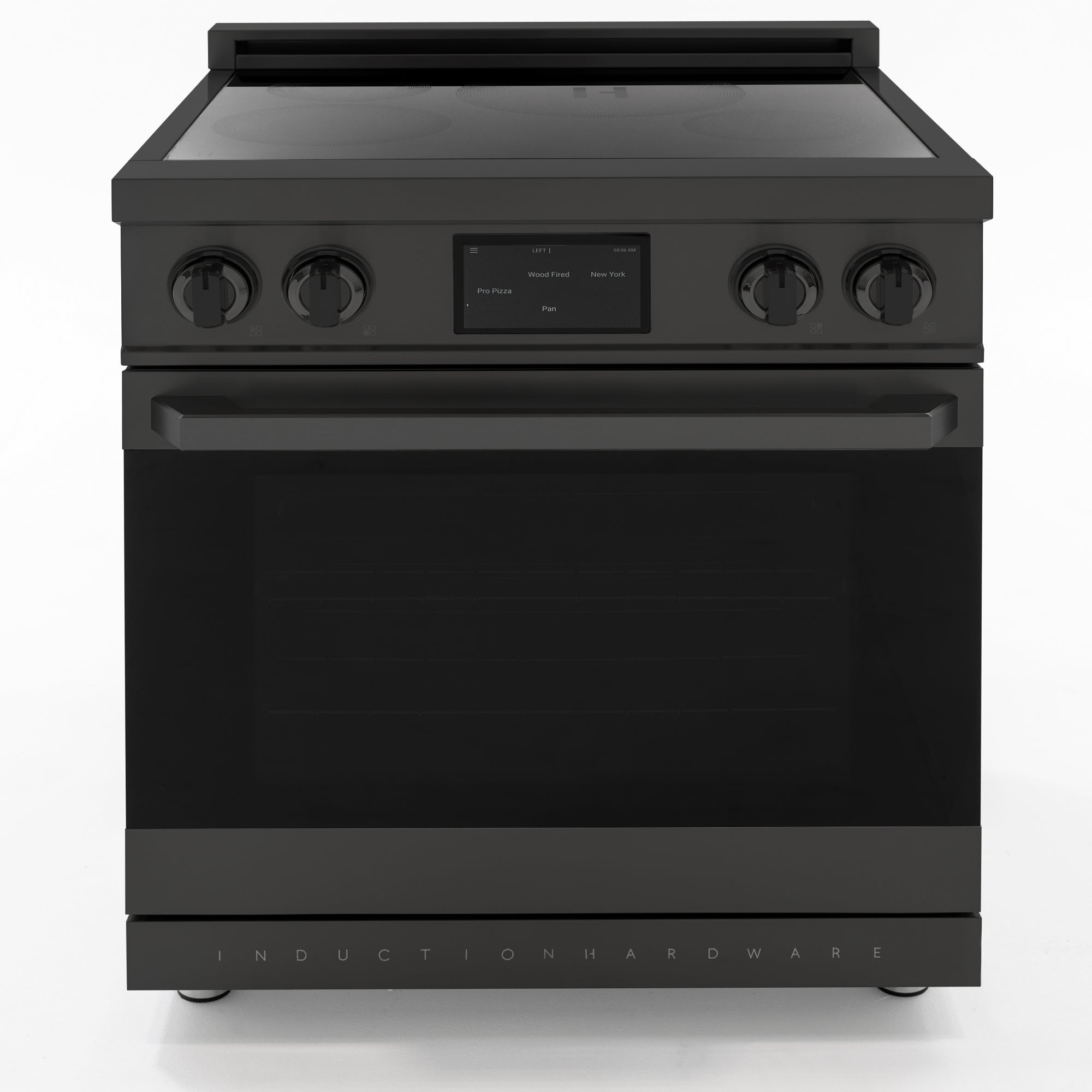 30″ Professional Induction Range – Black Stainless