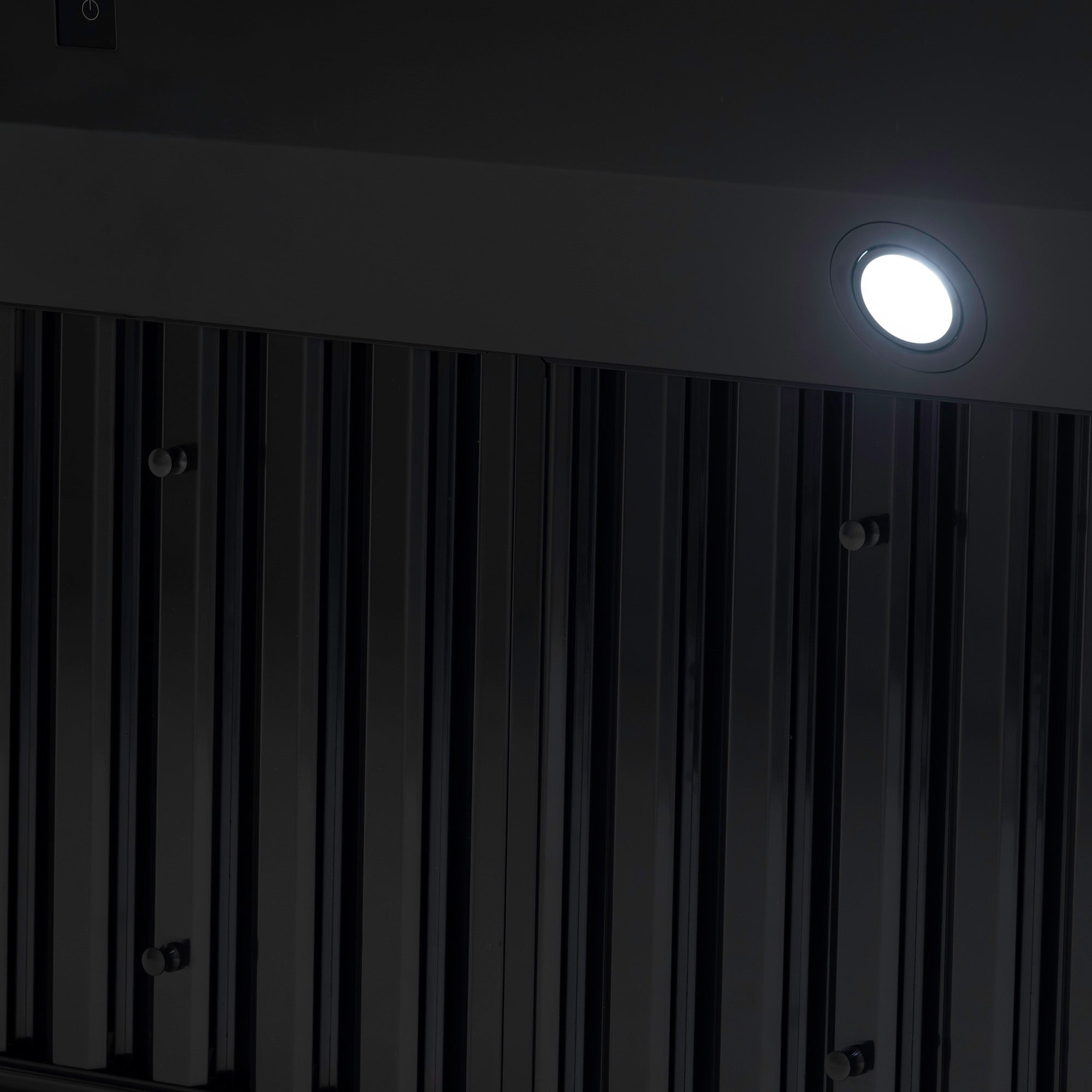 48″ Professional Range Hood – Black Stainless