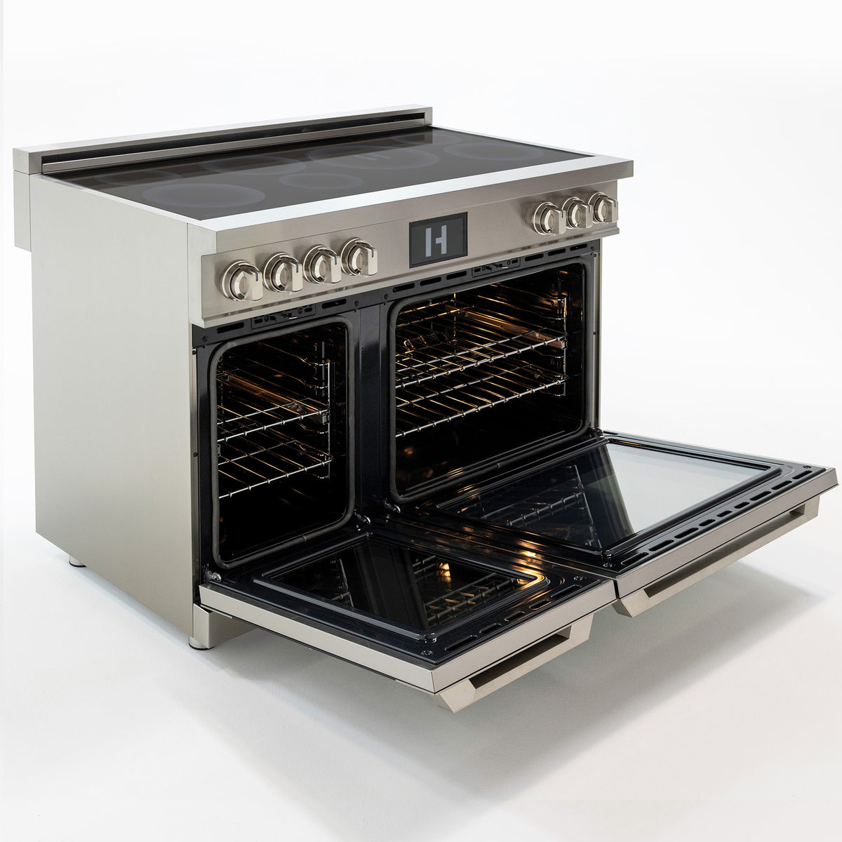48″ Luxury Series Induction Range – Stainless Steel