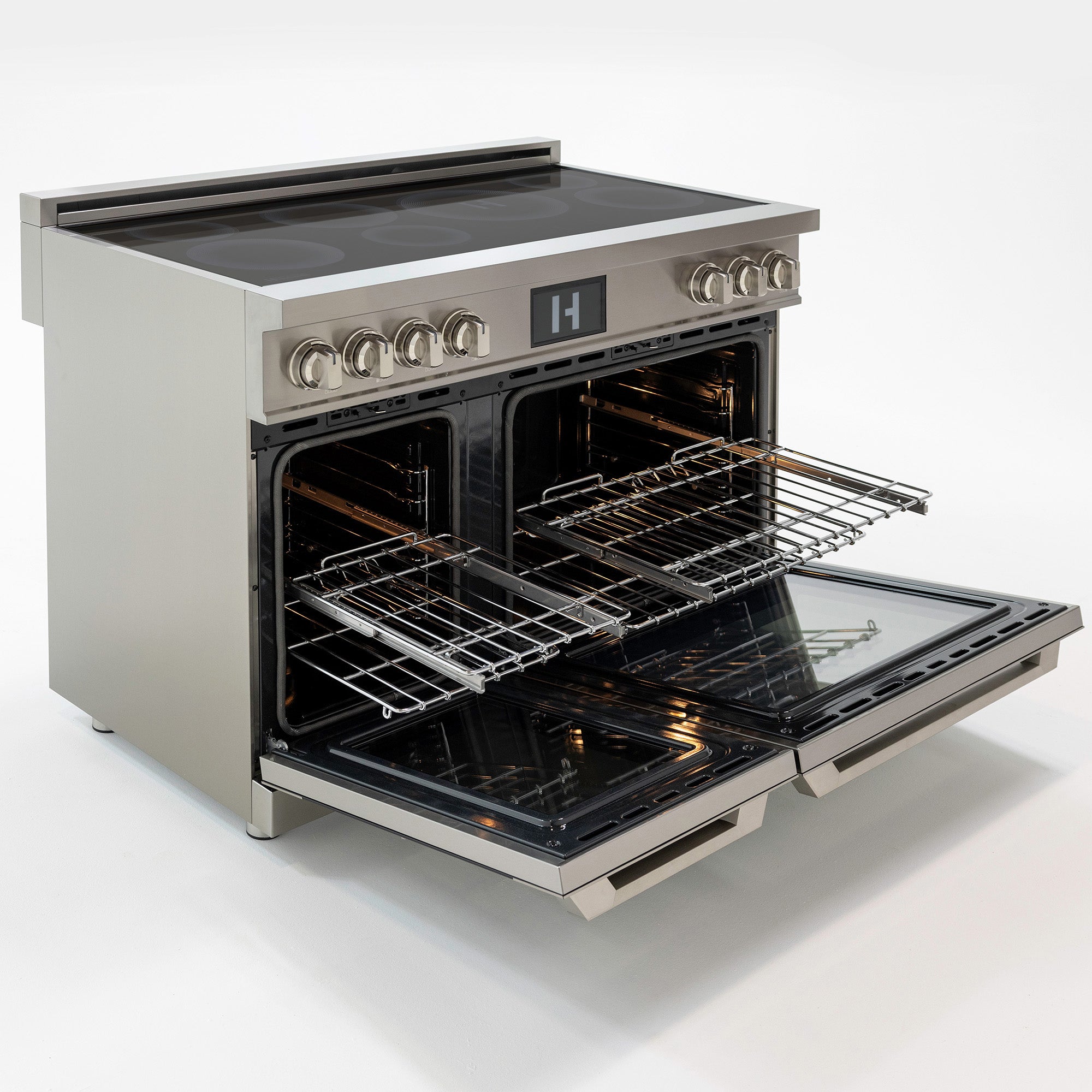 電子レンジ・オーブン NATIONAL ELECTRONIC RANGE 48 Inch Induction Range, Stainless & Gold
