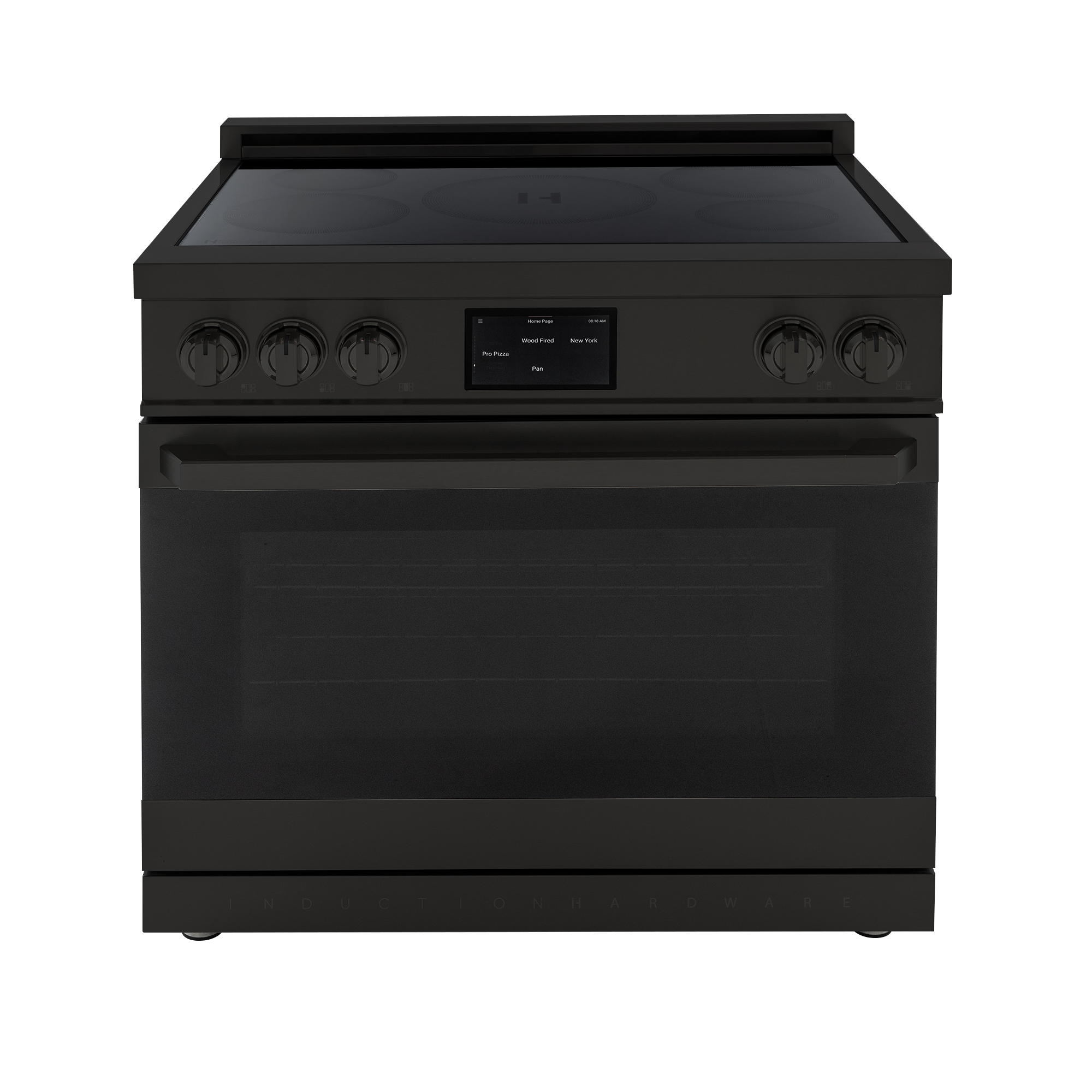 36" Professional Induction Range -- Black Stainless Steel