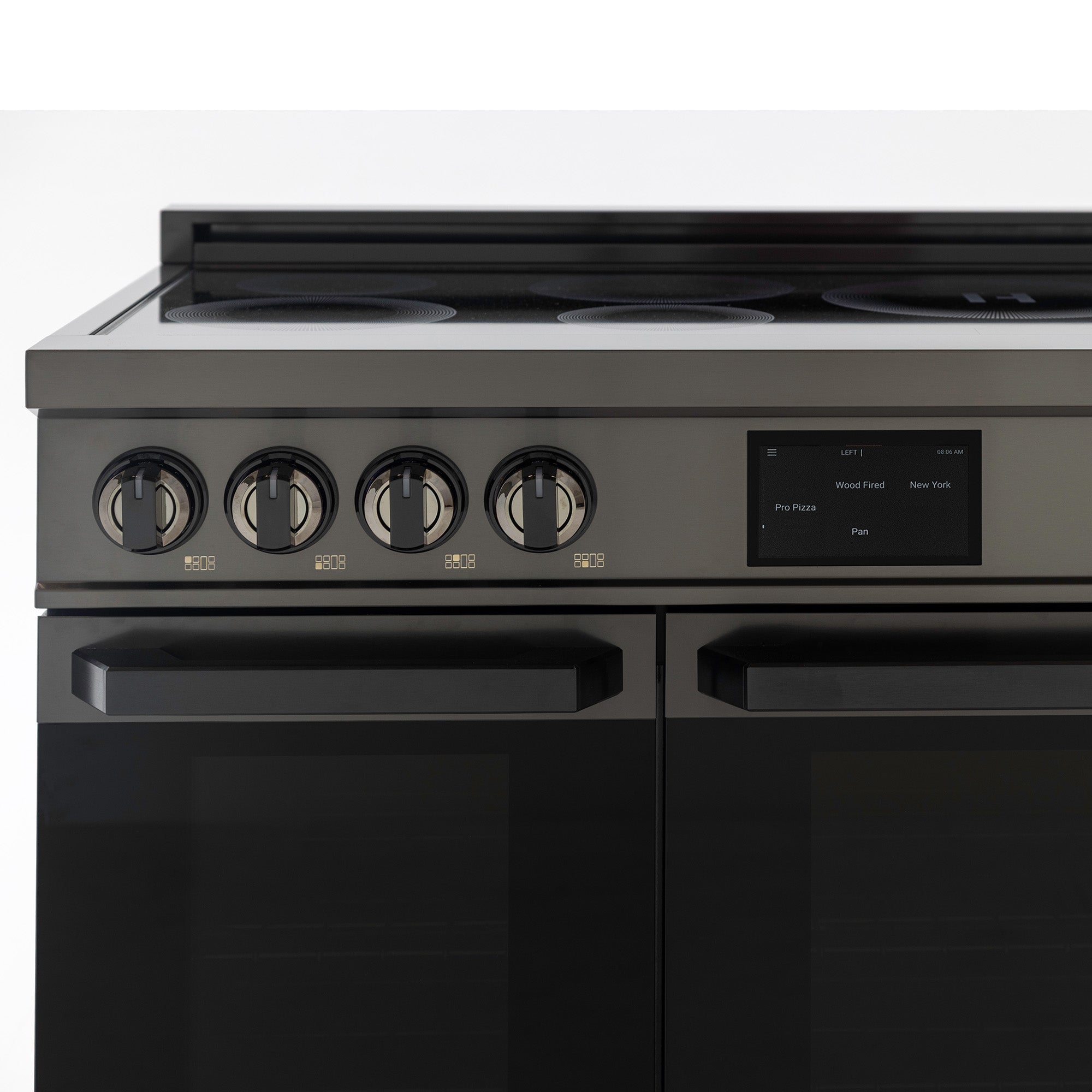 48″ Professional Induction Range – Black Stainless