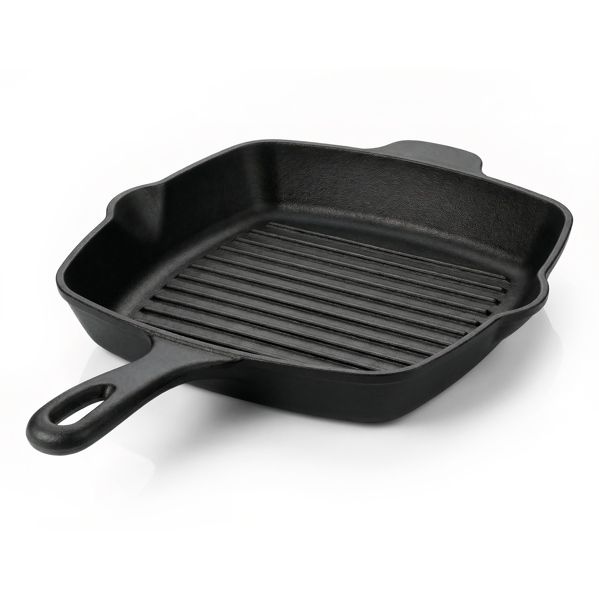 Forge Collection 10” Cast Iron Grill Pan - Orion Black