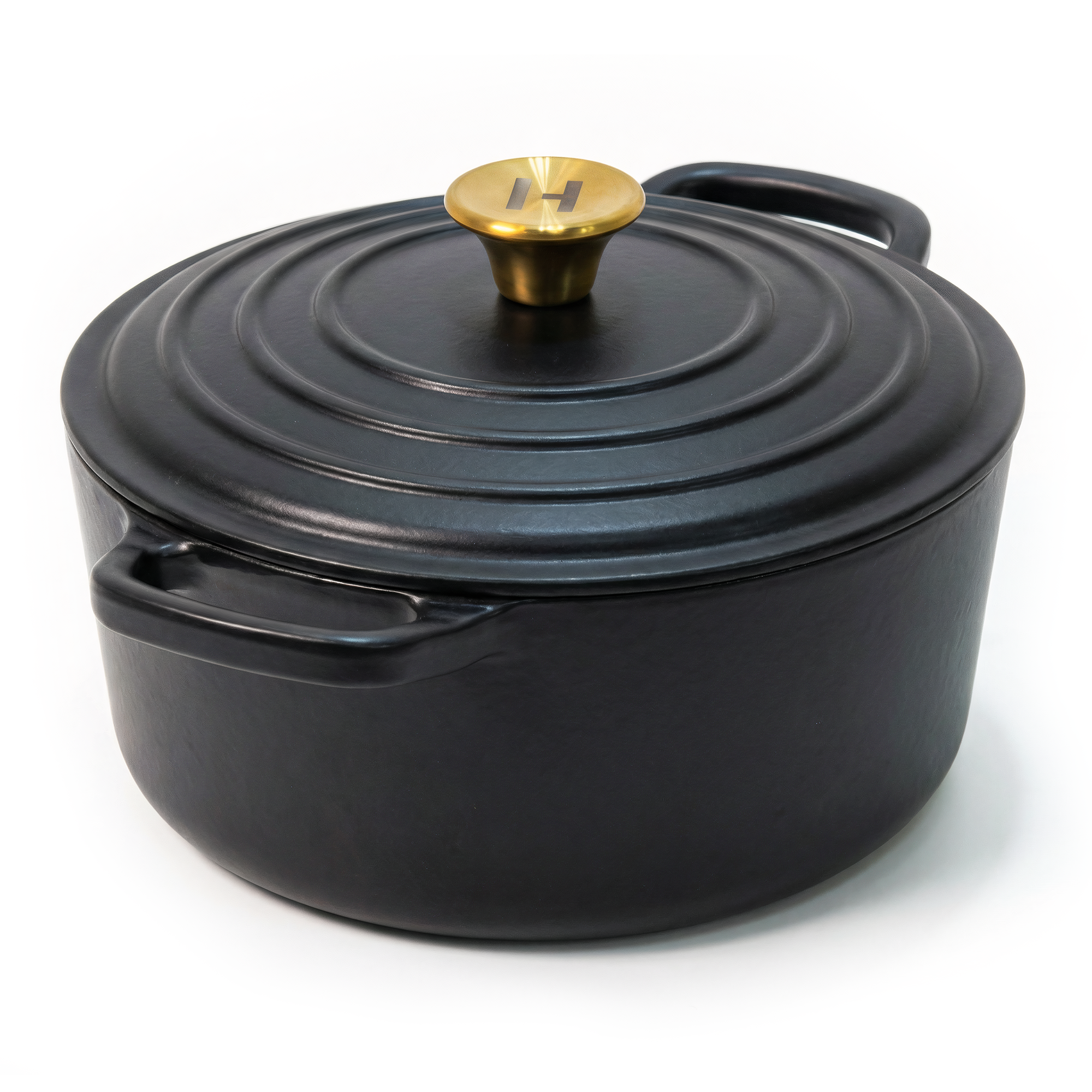 Forge Collection 10” Cast Iron Dutch Oven - Orion Black