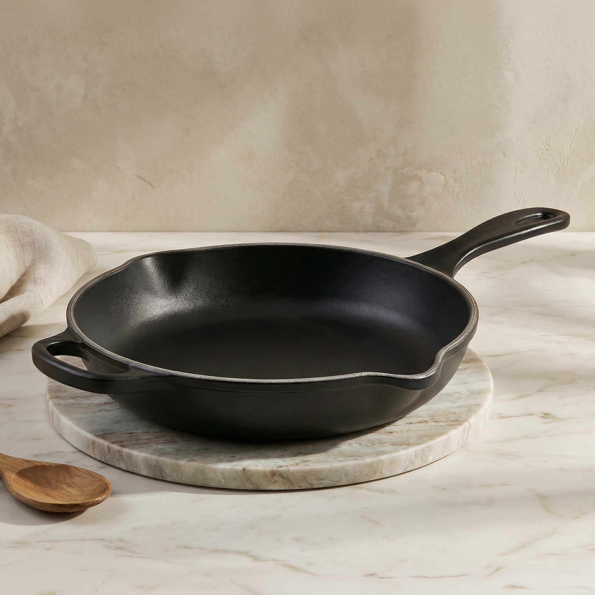 Forge Collection 10” Cast Iron Skillet - Orion Black