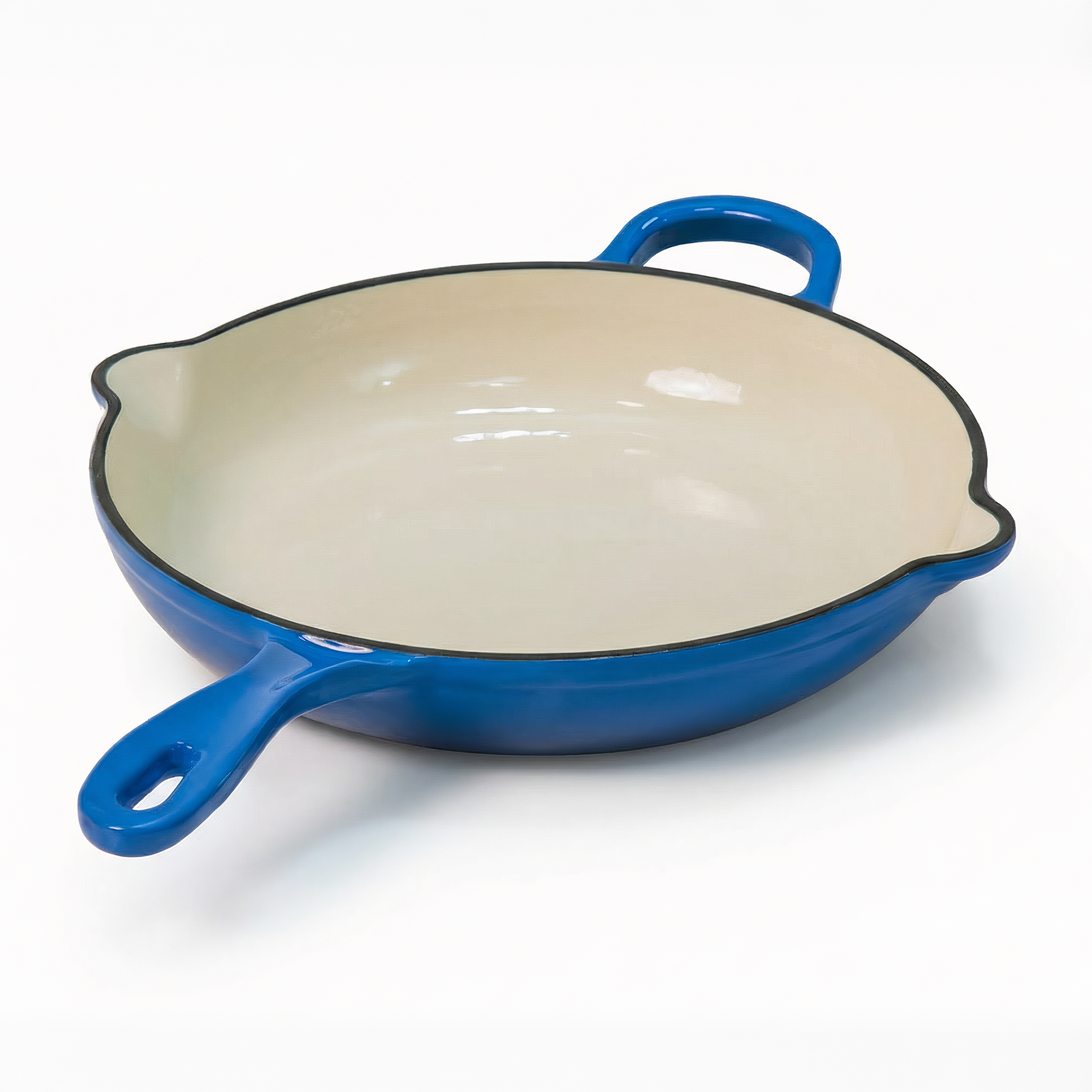 Alpha Enamel Collection 10” Cast Iron Skillet - Tahoe Blue