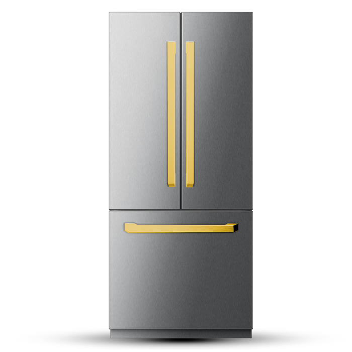 36" French Door Built-In Refrigerator with Freezer, Ice-Maker and Water Dispenser – VEGA Edition