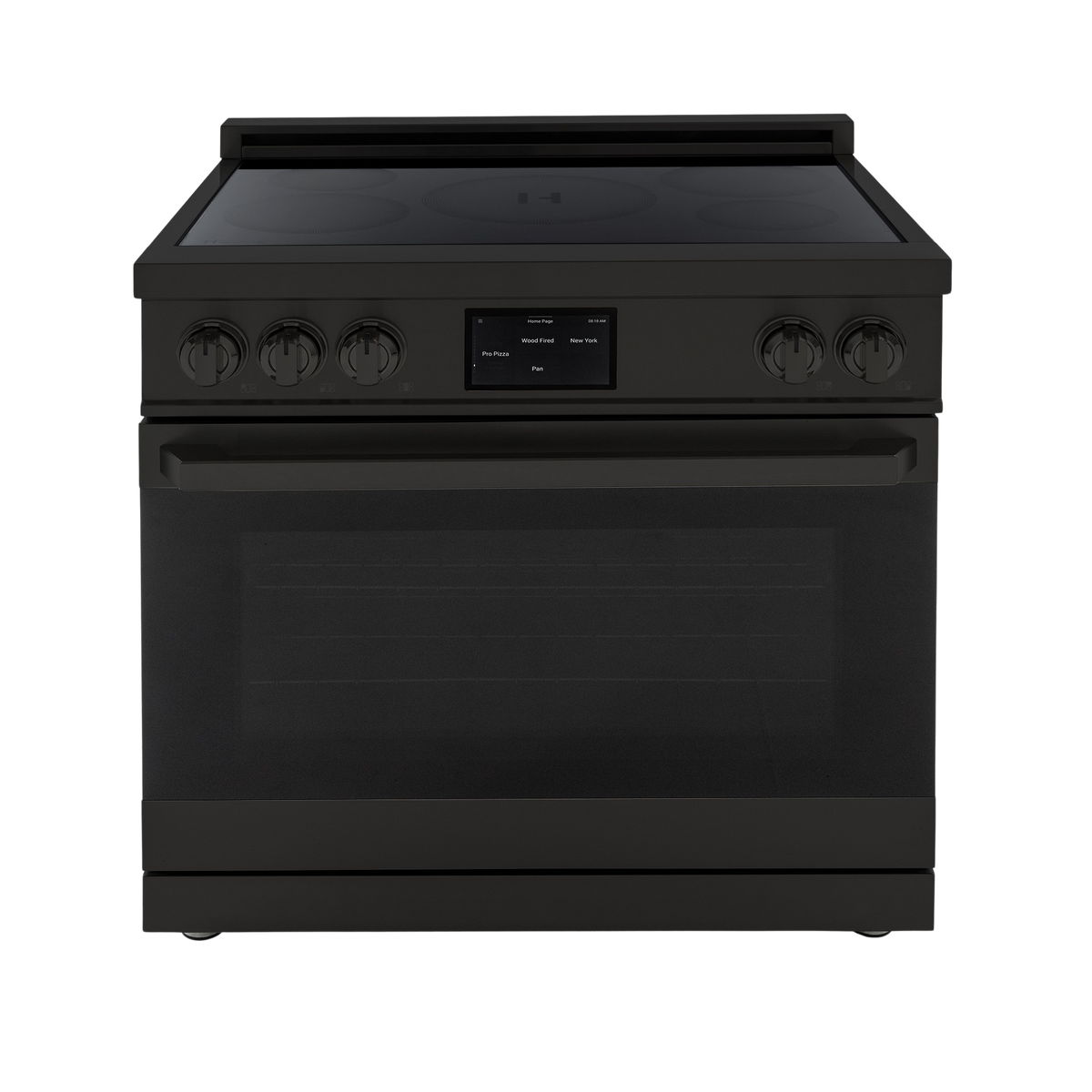 36″ Luxury Series Induction Range – Black Stainless