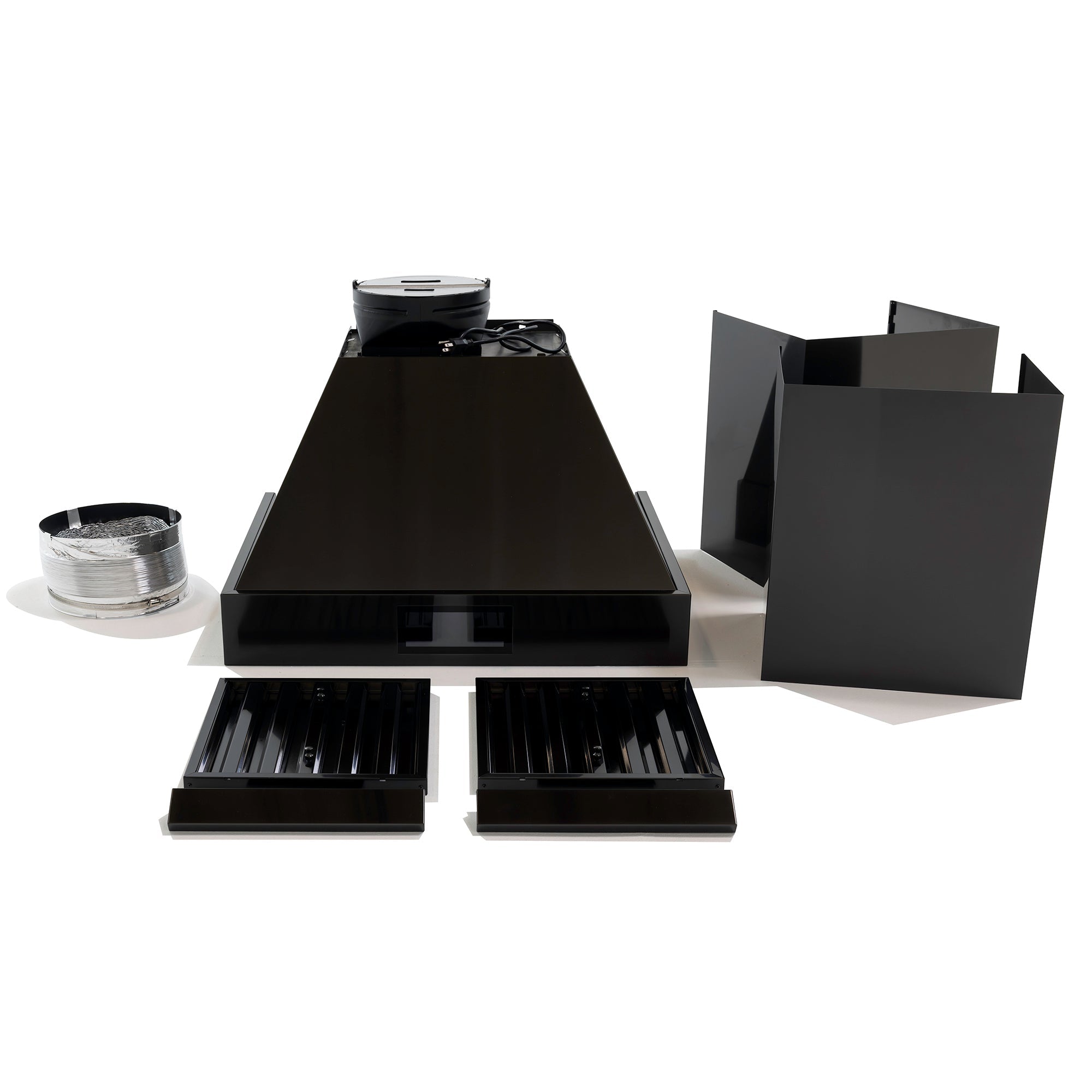 30″ Professional Range Hood – 400 CFM – Black Stainless