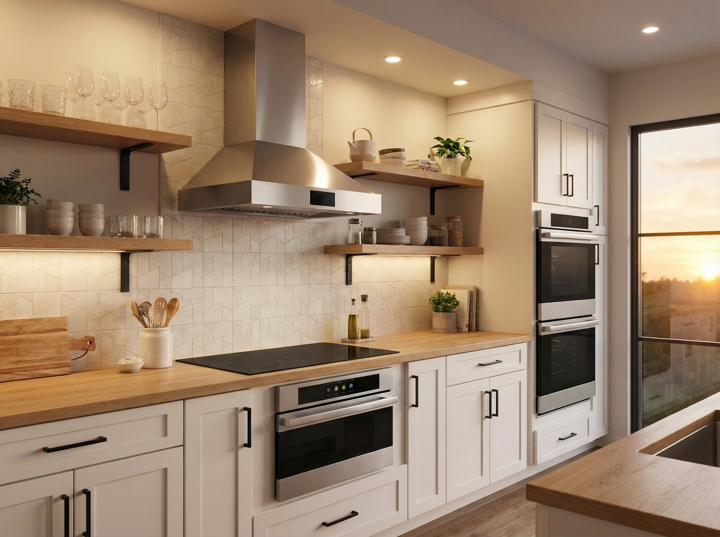 The heart of a built-in kitchen.